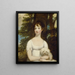 Marie Barry - Gilbert Stuart — indrammet kunstværk på væggen