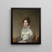 Mary Campbell Stuart - Gilbert Stuart — indrammet kunstværk på væggen