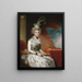 Matilda Stoughton de Jaudenès af Gilbert Stuart — indrammet kunstværk på væggen