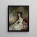 Portrait af Eleanor Gordon - Gilbert Stuart — indrammet kunstværk på væggen