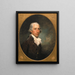 Portrait af Gabriel Manigault - Gilbert Stuart — indrammet kunstværk på væggen