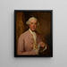 Portrait af Henri Lambert - Gilbert Stuart — indrammet kunstværk på væggen