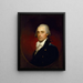 Portrait af John Vaughan - Gilbert Stuart — indrammet kunstværk på væggen