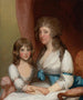 Portrait af fru Samuel Dick og hendes datter - Gilbert Stuart — visning af kunstværket
