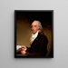 Portrait af Richard Barrington, den fremtidige fjerde vicomte Barrington - Gilbert Stuart — indrammet kunstværk på væggen