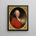 Portrait af Sir William Molesworth 6. baron - Gilbert Stuart — indrammet kunstværk på væggen
