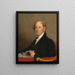 Rufus King - Gilbert Stuart — indrammet kunstværk på væggen