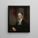 Le révérend Charles Burroughs D. D. - Gilbert Stuart — indrammet kunstværk på væggen
