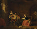 Le Capitaine Macheath ireksporteret af Polly og Lucy i L'Opéra des gueux - Gilbert Stuart Newton — visning af kunstværket