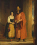 Shylock og Jessica fra Købmanden i Venedig II ii - Gilbert Stuart Newton — visning af kunstværket
