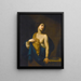 Sainte Agathe - Giovan Francesco de Rosa — indrammet kunstværk på væggen