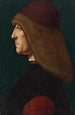 Portrait af en gentleman - Giovanni Ambrogio de Predis — visning af kunstværket
