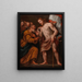La Résurrection - Giovanni Andrea Ansaldo — indrammet kunstværk på væggen