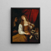 La Conversion de Marie-Madeleine - Giovanni Andrea de Ferrari — indrammet kunstværk på væggen