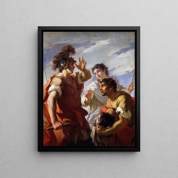 Giovanni Antonio Pellegrini - Caesar Before Alexandria.webp