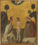 Le baptême du Christ - Giovanni Baronzio — visning af kunstværket