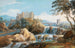 Le Château Orsini Bracciano - Giovanni Battista Busiri — visning af kunstværket