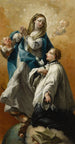 La Vierge en gloire avec Saint Louis de Gonzague - Giovanni Battista Canal — visning af kunstværket