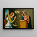 Annunciation til Jomfruen - Giovanni Battista Cima da Conegliano — indrammet kunstværk på væggen