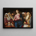 Le Christ parmi les docteurs - Giovanni Battista Cima da Conegliano — indrammet kunstværk på væggen