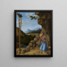 Saint Jérôme dans le désert - Giovanni Battista Cima da Conegliano — indrammet kunstværk på væggen