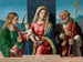 Jomfru Maria med Barnet med helgenerne Catherine og Nikolaus - Giovanni Battista Cima da Conegliano — visning af kunstværket