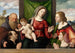 La Vierge et l'Enfant avec des saints et des donateurs - Giovanni Battista Cima da Conegliano — visning af kunstværket