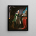 Portrait af prins Sergei Fjodorowitsch Galitzin - Giovanni Battista Damon Ortolani — indrammet kunstværk på væggen