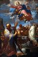 L'Assumption af Jomfruen med de hellige Anne og Nicolas fra Myre - Giovanni Battista Lenardi — visning af kunstværket