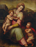 La Vierge à l'Enfant avec saint Jean-Baptiste enfant - Giovanni Battista Naldini — visning af kunstværket