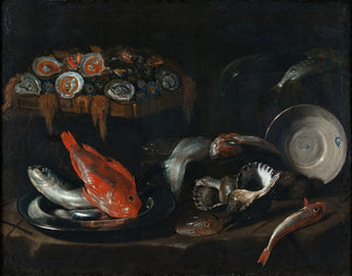 Giovanni Battista Recco - Still Life with Fish and Oysters.webp
