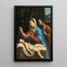 La Vierge et Saint Joseph avec l'Enfant Jésus endormi - Giovanni Battista Salvi da Sassoferrato — indrammet kunstværk på væggen