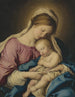 Madonna med barn - Giovanni Battista Salvi da Sassoferrato — visning af kunstværket