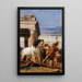 Alexandre og Bucéphale - Giovanni Battista Tiepolo — indrammet kunstværk på væggen