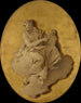 et allegorisk maleri af en kvinde med et skjold eller et spejl - Giovanni Battista Tiepolo — visning af kunstværket