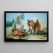 Armide forladt af Renaud - Giovanni Battista Tiepolo — indrammet kunstværk på væggen