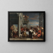 Kristus i Simon den Færdiges hus - Giovanni Battista Tiepolo — indrammet kunstværk på væggen