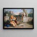 Renaud og Armide i sin have - Giovanni Battista Tiepolo — indrammet kunstværk på væggen