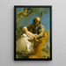Sankt Joseph og Jesusbarnet - Giovanni Battista Tiepolo — indrammet kunstværk på væggen