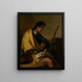 Saint Roch - Giovanni Battista Tiepolo — indrammet kunstværk på væggen