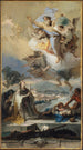 Sainte Thècle, der beder for ofrene for pesten - Giovanni Battista Tiepolo — visning af kunstværket