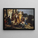 La Découverte de Moïse - Giovanni Battista Tiepolo — indrammet kunstværk på væggen