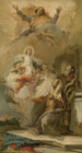 L'Immaculée Conception Joachim og Anne modtager Jomfru Maria af Gud Fader - Giovanni Battista Tiepolo — visning af kunstværket