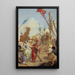 La Rencontre d'Antoine et Cléopâtre - Giovanni Battista Tiepolo — indrammet kunstværk på væggen