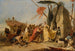 La Rencontre d'Antoine et Cléopâtre - Giovanni Battista Tiepolo — visning af kunstværket