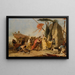 La Rencontre d'Antoine et Cléopâtre - Giovanni Battista Tiepolo — indrammet kunstværk på væggen