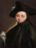 ung kvinde med tricornhat - Giovanni Battista Tiepolo — visning af kunstværket