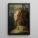 Giovanni Battista Tiepolo - Ung mand med bue og stort pilehylster og hans følgesvend med et skjold — indrammet kunstværk på væggen