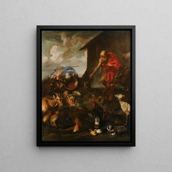 Giovanni Benedetto Castiglione - The Animals Entering Noahs Ark.webp