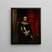 Portrait af en gentleman - Giovanni Bernardo Carbone — indrammet kunstværk på væggen